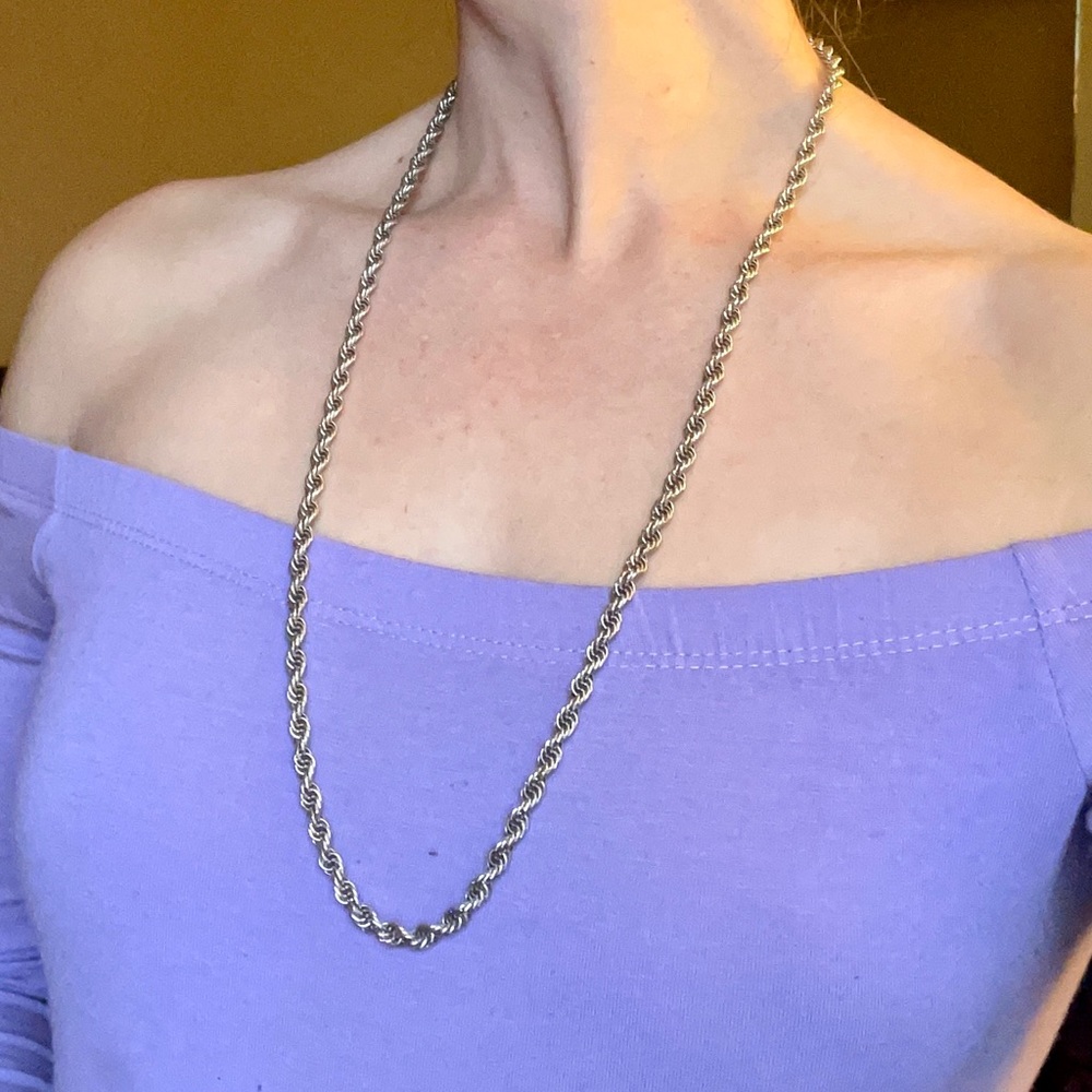 MONET Vintage Silver Necklace